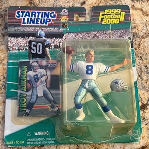 Vintage Starting Lineup 1999-2000 Football, Troy Aikman